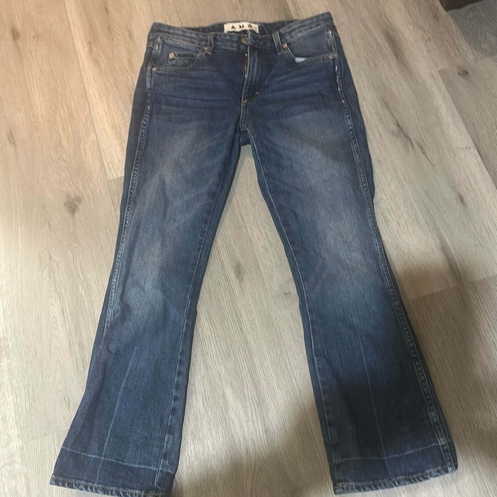 AMO Jane Crop Jeans in Recess
